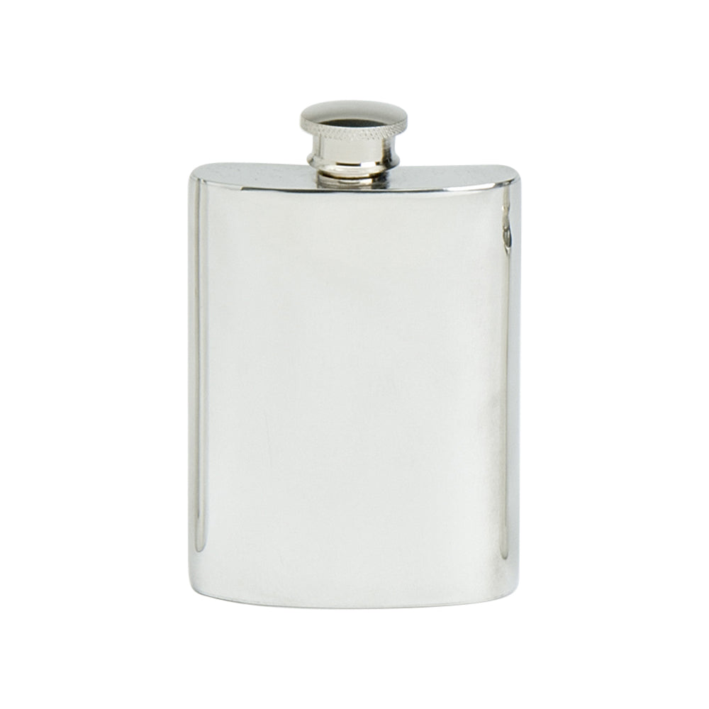 English pewter hip flask, the kind of gift featured in our sizing guide