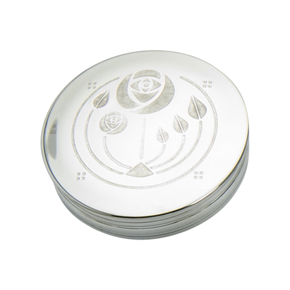 90mm Round Trinket Box, Glasgow Bouquet
