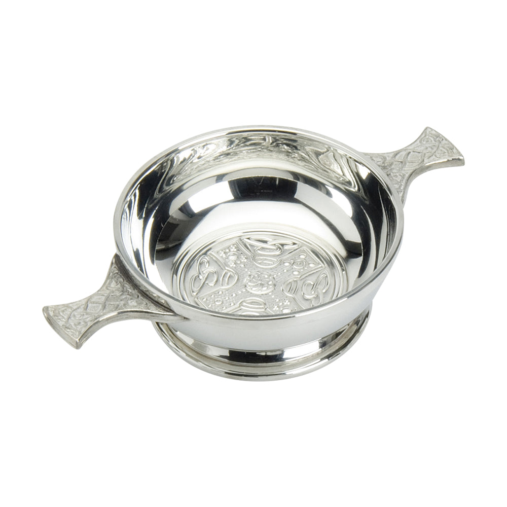 4" Quaich  Celtic Cross