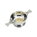 2" Quaich  Celtic Cross - Brass