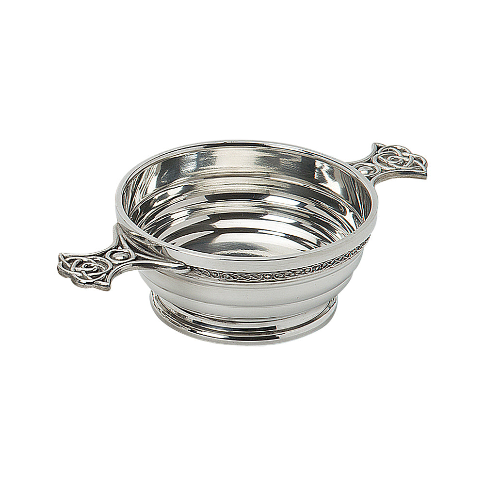 4" Quaich Ribbed Bowl