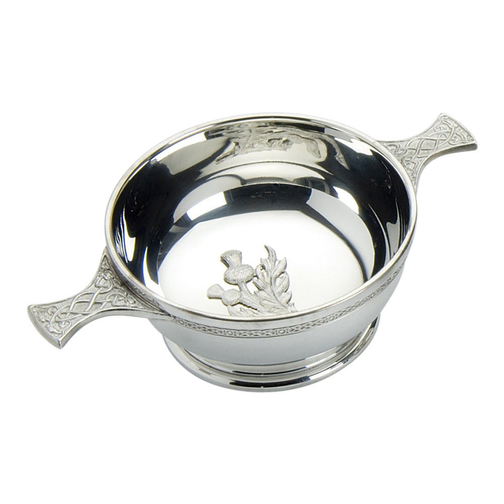 5’’ Quaich with thistle