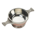 2 inch quaich with copper exterior and pewter interior
