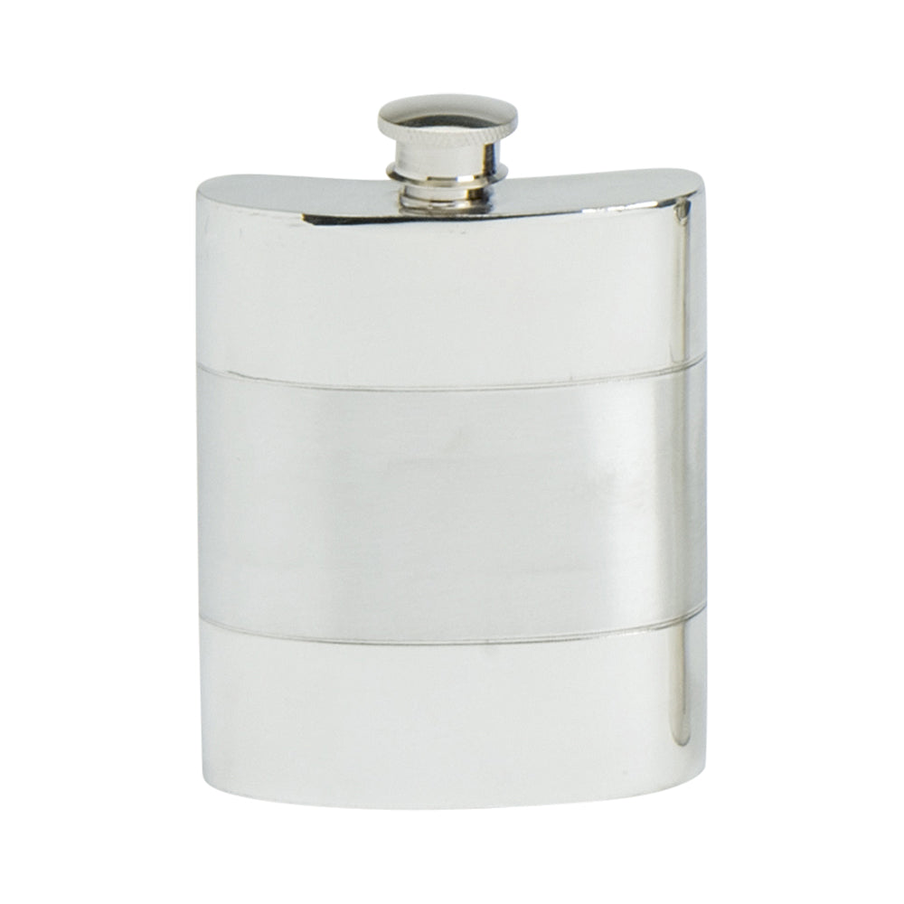 6oz Hip Flask    Satin Band
