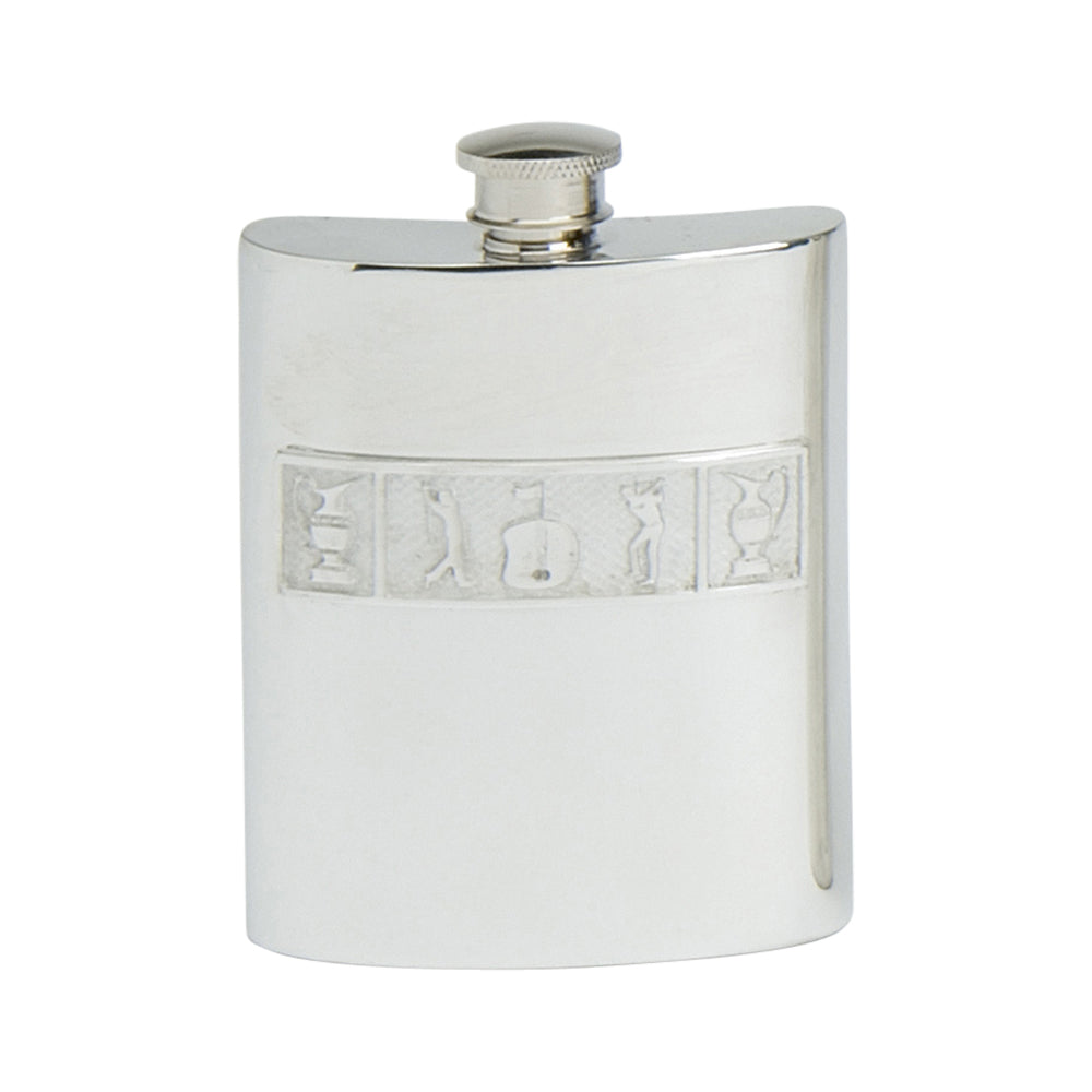 4oz Hip Flask, Golf Wire