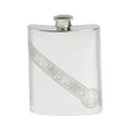 6oz Hip Flask, Celtic/Thistle Wire