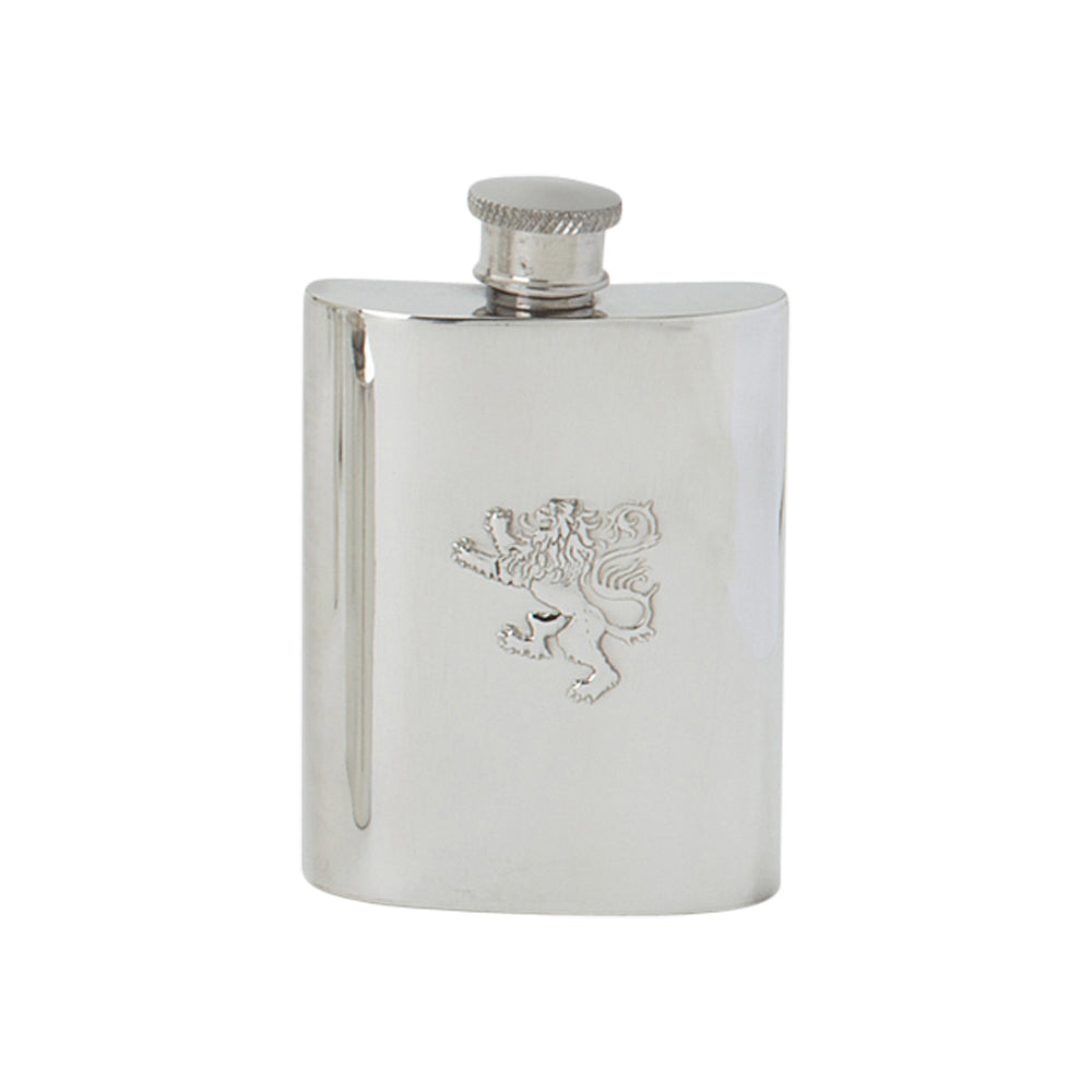 4oz Hip Flask Rampant Lion
