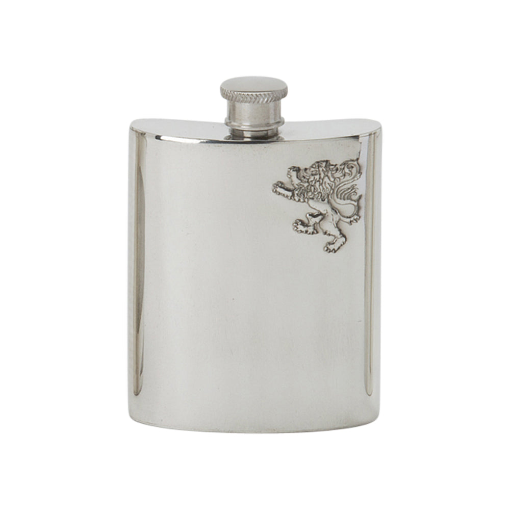 6oz Hip Flask Rampant Lion