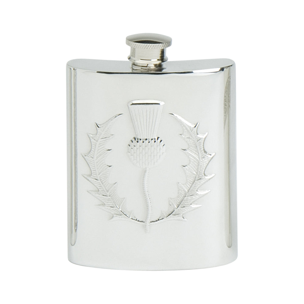 6oz Hip Flask, Thistle