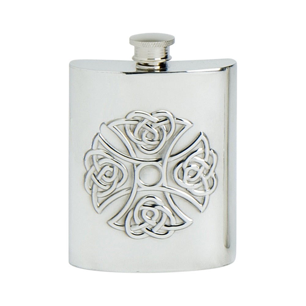 6oz Hip Flask, Cross