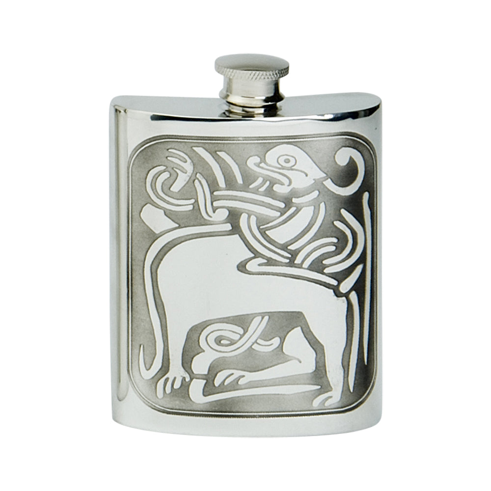 6oz Hip Flask, Crieff Panel