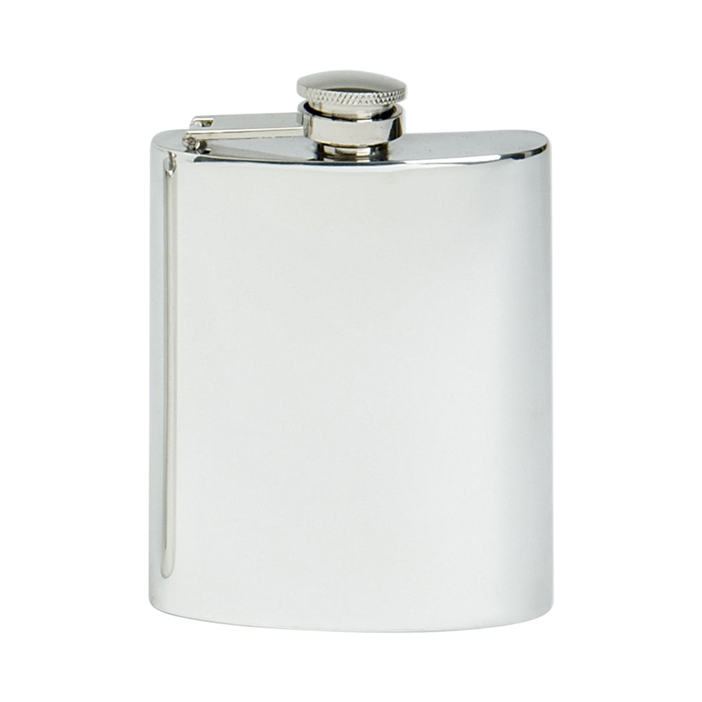 6oz Hip Flask, Captive Top