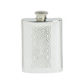 4oz Hip Flask, Celtic Rope
