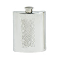 6oz Hip Flask, Celtic Rope