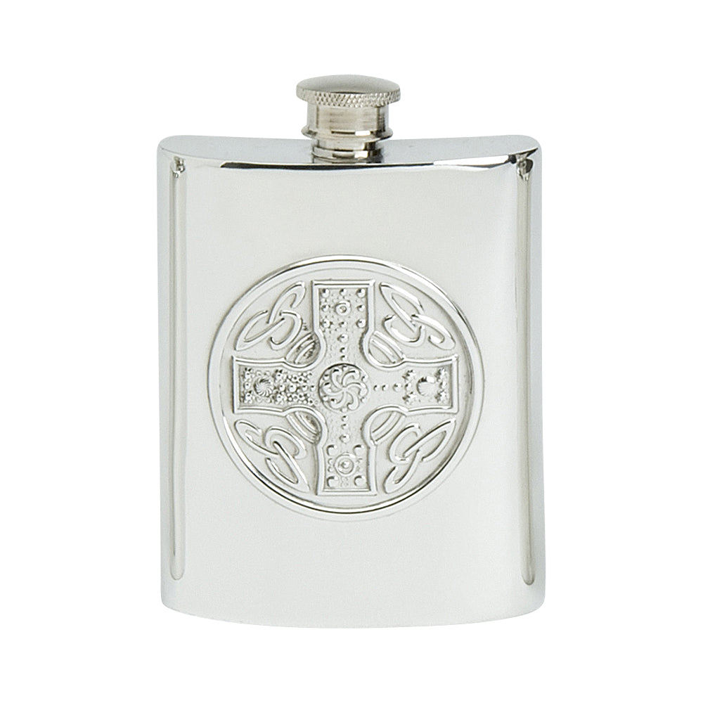 6oz Hip Flask  Celtic Cross