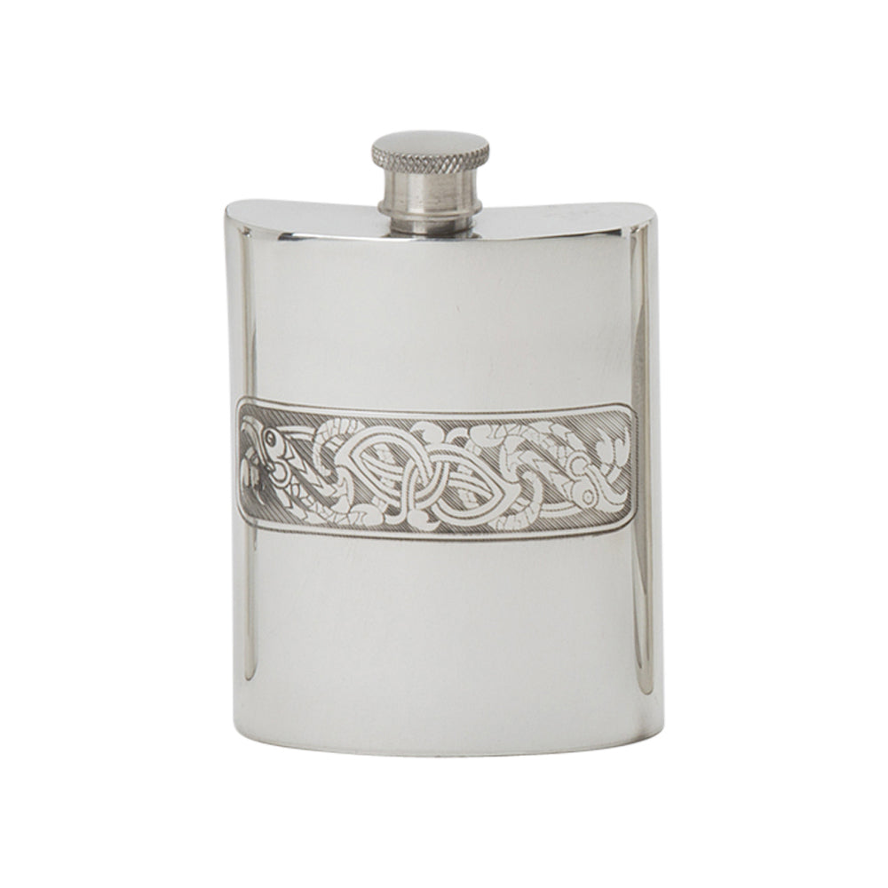 6oz Flask  Serpent Panel