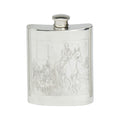 6oz Hip Flask, Hunting Scene