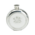 6oz Round Flask, P.W.F Badge