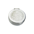 50mm hinged pewter box with Celtic knot design