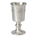 6.5 inch pewter chalice with Celtic band design, satin finish