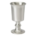 6.5 inch plain pewter chalice, satin finish