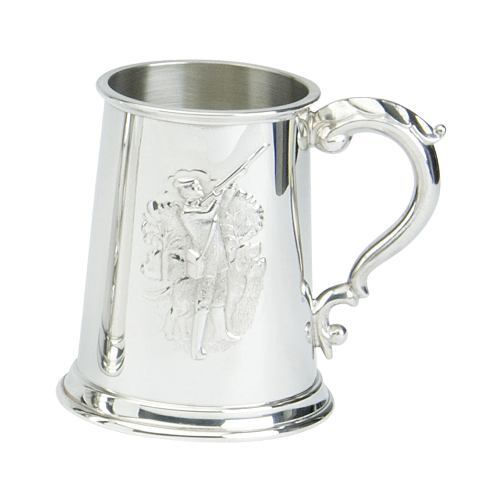 1 Pint Tankard. Stamped Shooting Scene