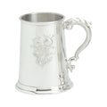 1 Pint Tankard. Stamped Thistle Scene