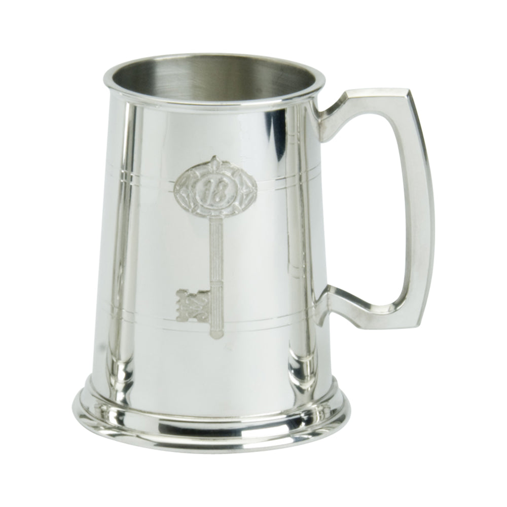 Pint Tankard. Standard 18 Key Mount