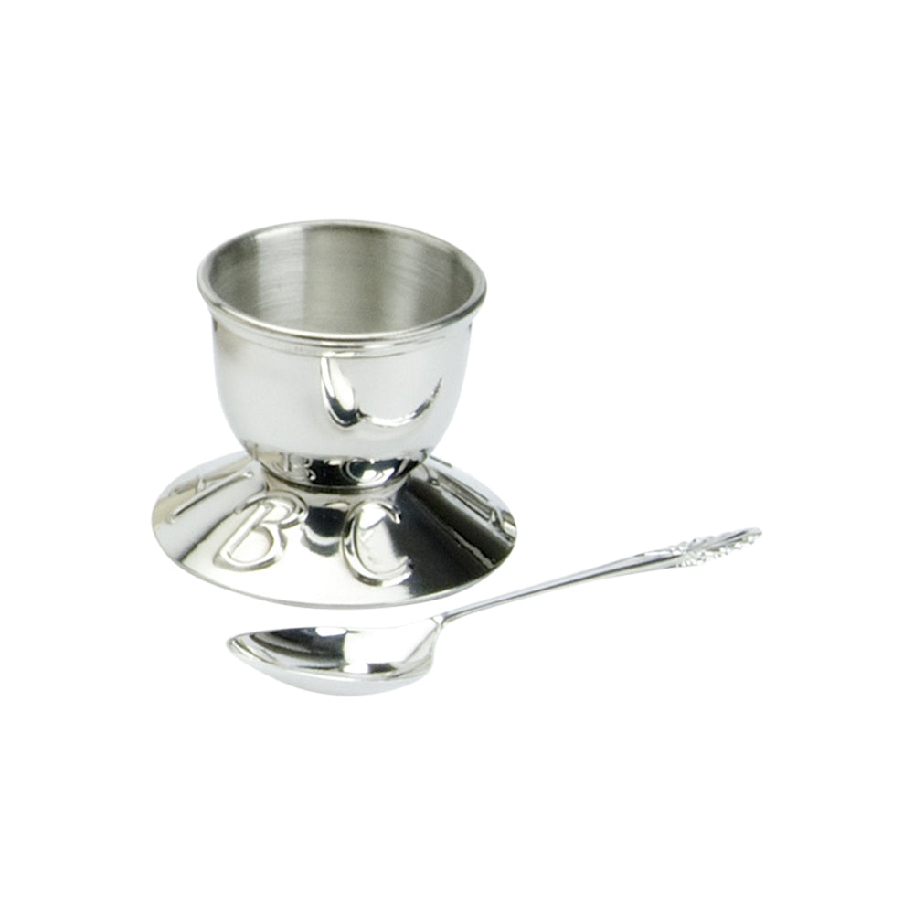 Egg Cup with ABC Foot & Spoon